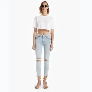 Mother jeans - Stunner Zip AnkleStep Fray - washed